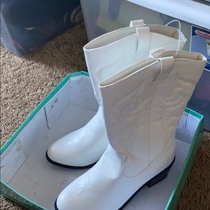 White boots